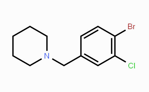 CAS No. 1414870-61-3, 1-(4-Bromo-3-chlorobenzyl)piperidine