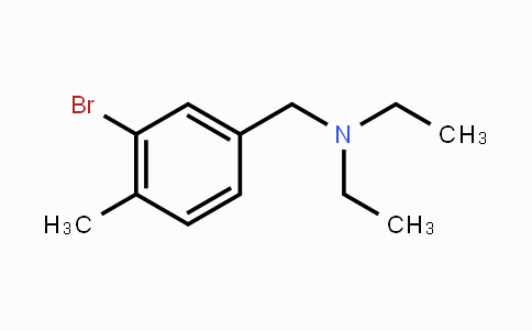 CAS No. 1414870-79-3, Diethyl[(3-Bromo-4-methylphenyl)methyl]amine
