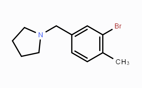 CAS No. 1414870-50-0, 1-(3-Bromo-4-methylbenzyl)pyrrolidine