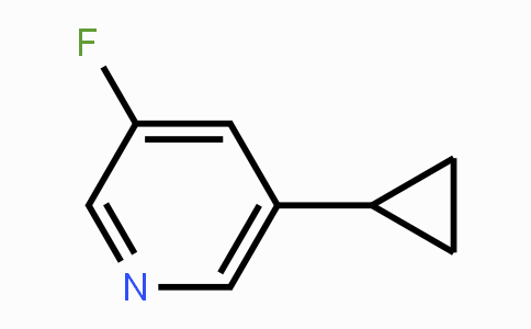 CAS No. 1414870-74-8, 3-Fluoro-5-cyclopropylpyridine