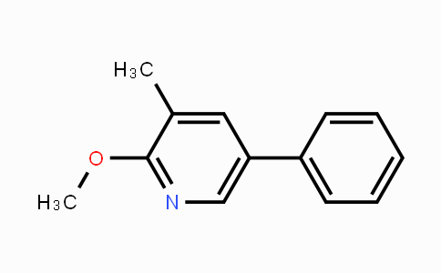 CAS No. 17603-91-7, 2-Methoxy-3-methyl-5-phenylpyridine