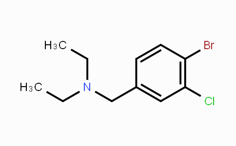 CAS No. 1414870-60-2, 4-Bromo-3-chloro-N,N-diethylbenzylamine