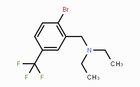 CAS No. 1414870-66-8, 2-Bromo-N,N-diethyl-5-(trifluoromethyl)benzenemethanamine