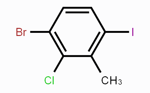 CAS No. 1000573-57-8, 1-Bromo-2-chloro-4-iodo-3-methylbenzene