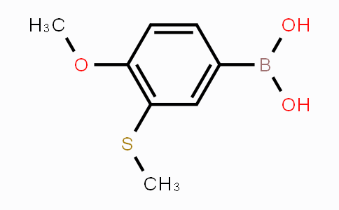 CAS No. 1451392-05-4, 4-Methoxy-3-(methylthio)phenylboronic acid