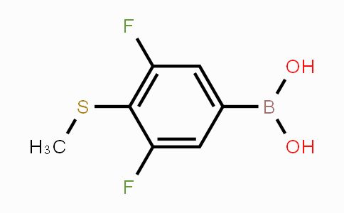 CAS No. 1451392-38-3, 3,5-Difluoro-4-(methylthio)phenylboronic acid