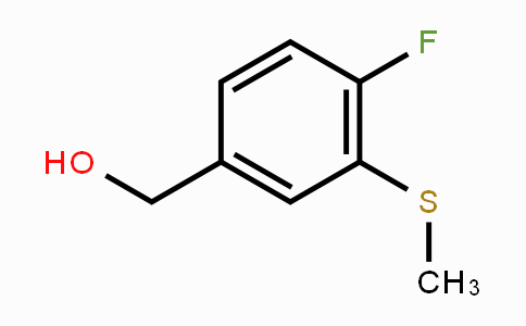 CAS No. 1449008-21-2, 4-Fluoro-3-(methylthio)benzyl alcohol