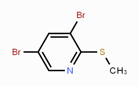 CAS No. 1288990-60-2, 3,5-Dibromo-2-(methylthio)pyridine