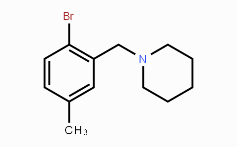 CAS No. 1414870-84-0, 1-(2-Bromo-5-methylbenzyl)piperidine