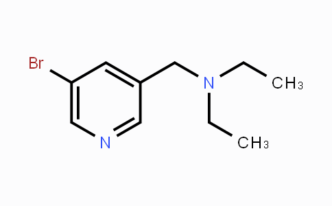 CAS No. 104290-48-4, 5-Bromo-N,N-diethyl-3-pyridinemethanamine