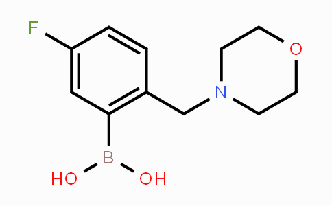 CAS No. 1292755-44-2, [5-Fluoro-2-(morpholin-4-ylmethyl)phenyl]boronic acid