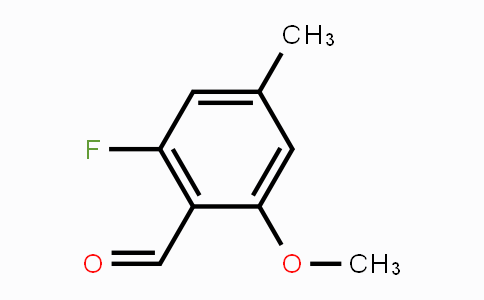CAS No. 1362295-77-9, 2-Fluoro-6-methoxy-4-methylbenzaldehyde