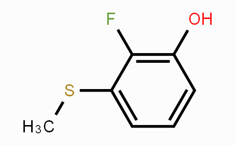CAS No. 1243283-09-1, 2-Fluoro-3-(methylthio)phenol