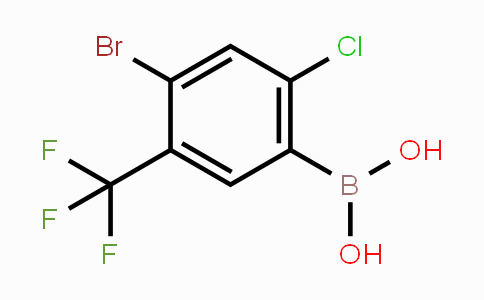 CAS No. 1451393-21-7, 4-Bromo-2-Chloro-5-(trifluoromethyl)phenylboronic acid
