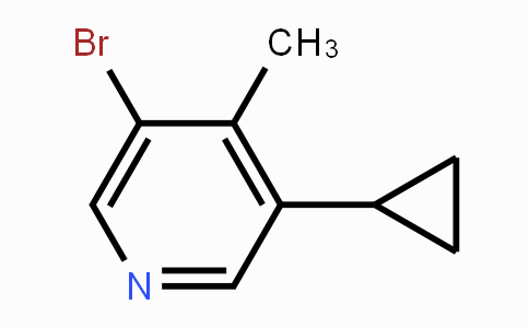CAS No. 1404367-13-0, 5-Bromo-3-cyclopropyl-4-methylpyridine