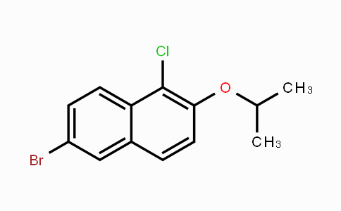 CAS No. 1394291-46-3, 6-Bromo-1-chloro-2-isopropoxynaphthalene