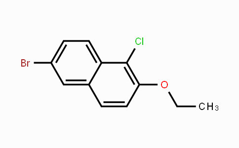CAS No. 1394291-31-6, 6-Bromo-1-chloro-2-ethoxynaphthalene