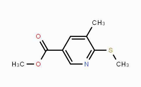CAS No. 1355174-11-6, 5-Methyl-6-methylsulfanyl-nicotinic acid methyl ester