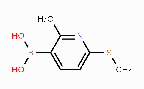 CAS No. 1451392-60-1, 2-Methyl-6-(methylthio)-3-pyridylboronic acid