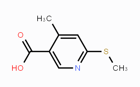 CAS No. 1355177-67-1, 4-Methyl-6-methylsulfanyl-nicotinic acid