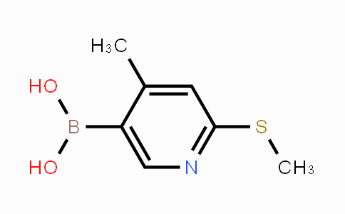 CAS No. 1451392-61-2, 4-Methyl-2-(methylthio)-5-pyridylboronic acid