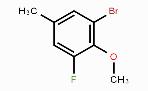 CAS No. 1394291-45-2, 1-Bromo-3-fluoro-2-methoxy-5-methylbenzene