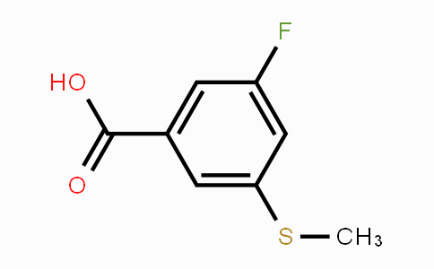 CAS No. 453565-64-5, 3-Fluoro-5-(methylthio)benzoic acid