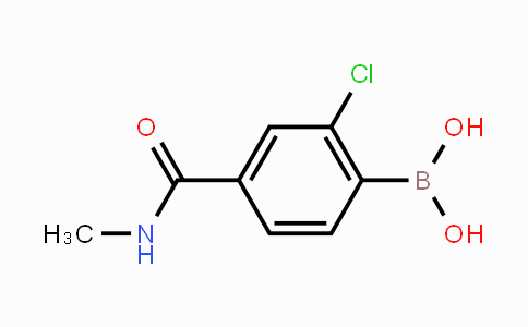 CAS No. 1451391-89-1, 2-Chloro-4-(methylcarbamoyl)phenylboronic acid