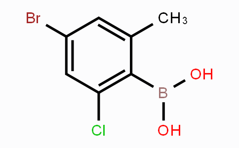 CAS No. 1451391-28-8, 4-Bromo-2-chloro-6-methylphenylboronic acid