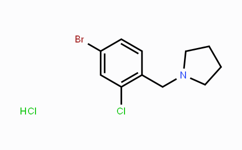 DY451891 | 1394291-56-5 | 1-(4-Bromo-2-chlorobenzyl)pyrrolidine hydrochloride