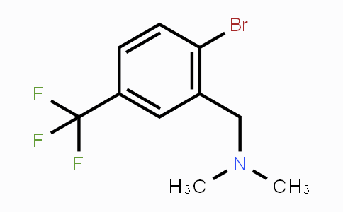 CAS No. 1199774-68-9, 2-Bromo-N,N-dimethyl-5-(trifluoromethyl)benzenemethanamine
