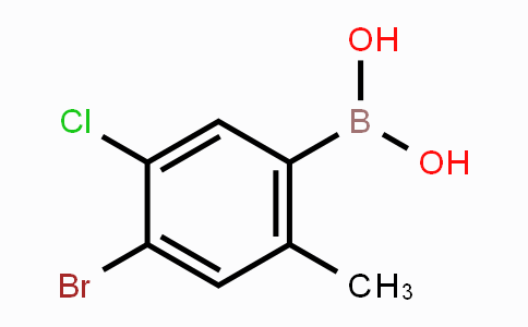 CAS No. 1451391-48-2, 4-Bromo-5-chloro-2-methylphenylboronic acid
