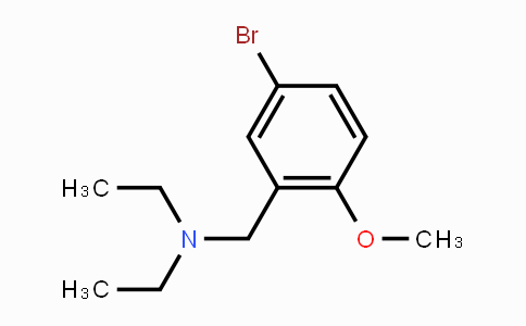CAS No. 7062-20-6, [(5-Bromo-2-methoxyphenyl)methyl]diethylamine