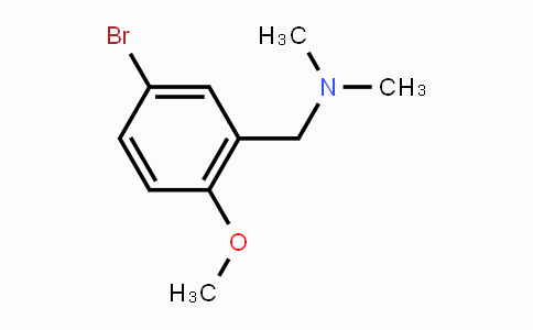 CAS No. 7078-90-2, (5-Bromo-2-methoxyphenyl)-N,N-dimethylmethanamine