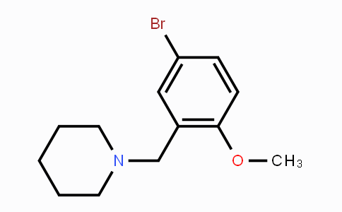 7016-11-7 | 1-(5-Bromo-2-methoxybenzyl)piperidine