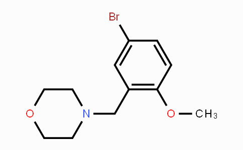 CAS No. 7016-14-0, 4-(5-Bromo-2-methoxybenzyl)morpholine