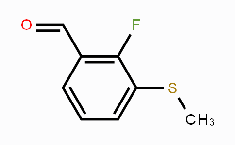 CAS No. 1289029-91-9, 2-fluoro-3-(methylthio)benzaldehyde