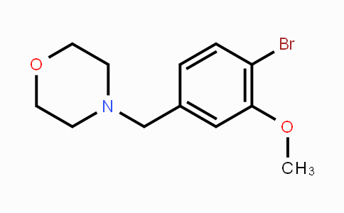 CAS No. 1394291-37-2, 4-(4-Bromo-3-methoxybenzyl)morpholine