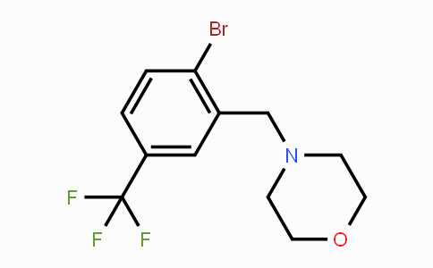 CAS No. 1394291-53-2, 4-[[2-Bromo-5-(trifluoromethyl)phenyl]methyl]morpholine