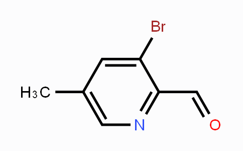 CAS No. 1211520-06-7, 3-Bromo-5-methylpyridine-2-carbaldehyde