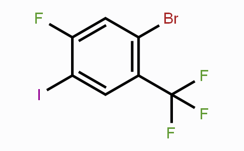 CAS No. 1394291-55-4, 2-Bromo-4-fluoro-5-iodobenzotrifluoride
