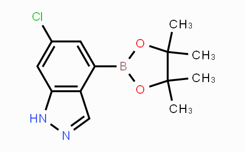 CAS No. 1802433-98-2, 6-Chloro-1H-indazole-4-boronic acid pinacol ester