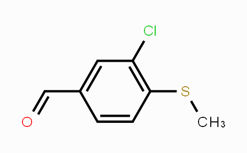 CAS No. 38125-81-4, 3-Chloro-4-methylsulfanyl-benzaldehyde