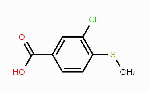 CAS No. 121120-08-9, 3-Chloro-4-(methylsulfanyl)benzoic acid
