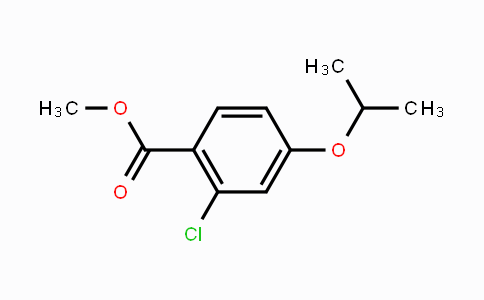 CAS No. 1192829-82-5, 2-Chloro-4-isopropoxybenzoic acid methyl ester