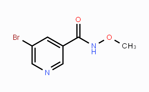 CAS No. 1137063-16-1, 5-Bromo-N-methoxypyridine-3-carboxamide