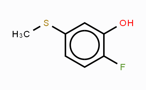 CAS No. 1243346-44-2, 2-Floro-5-(methylsulfanyl)phenol