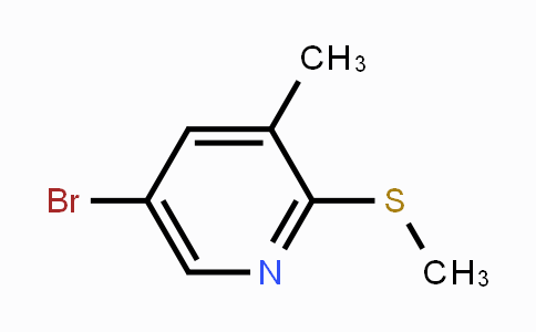 CAS No. 1289270-74-1, 5-Bromo-3-methyl-2-(methylthio)pyridine