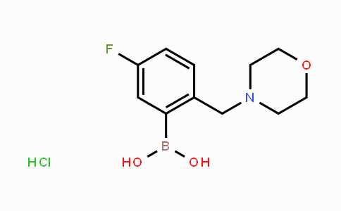 CAS No. 1451391-80-2, 5-Fluoro-2-(morpholinomethyl)phenylboronic acid hydrochloride