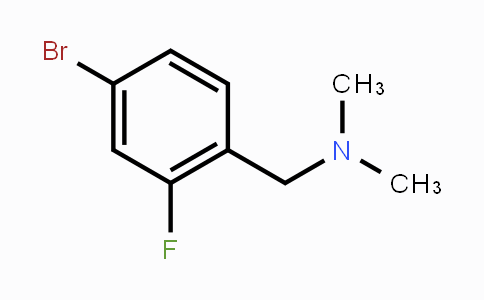 CAS No. 1159976-88-1, (4-Bromo-2-fluoro-benzyl)-dimethyl-amine